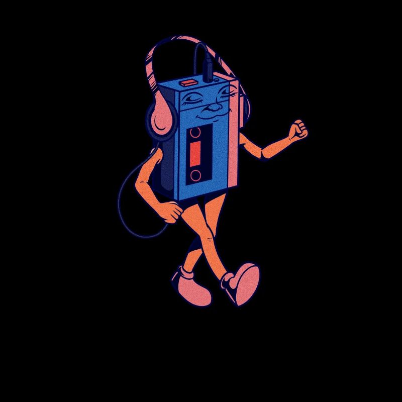 Retro cassette player