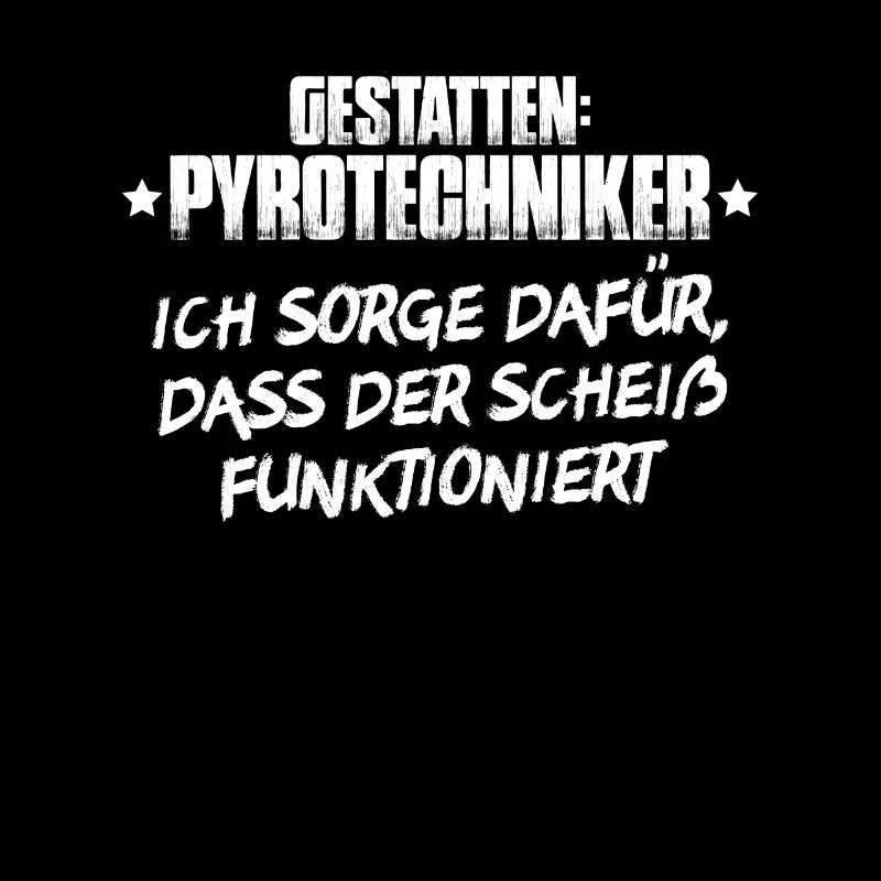 Pyrotechniker Feuerwerk Pyrotechnik Pyrotechnician