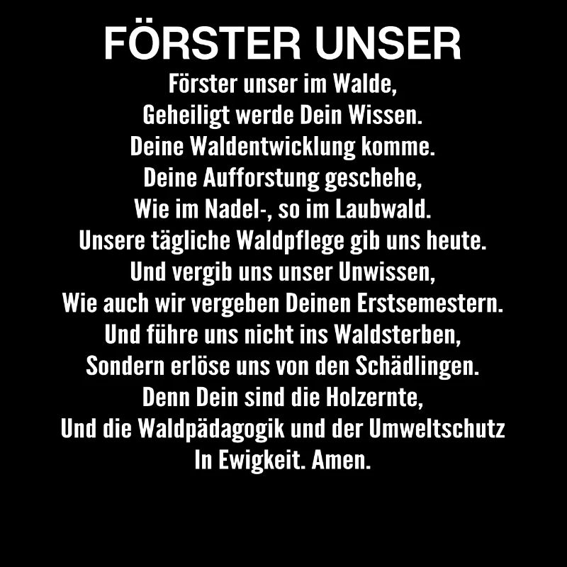 Förster Forstwirtschaft Forester Waldarbeiter Wald