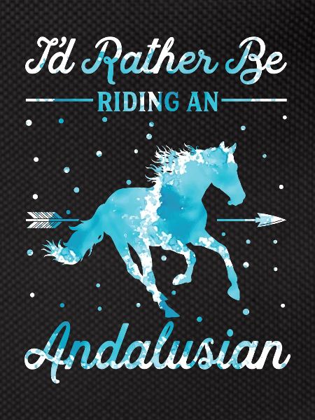 Monter à cheval andalou