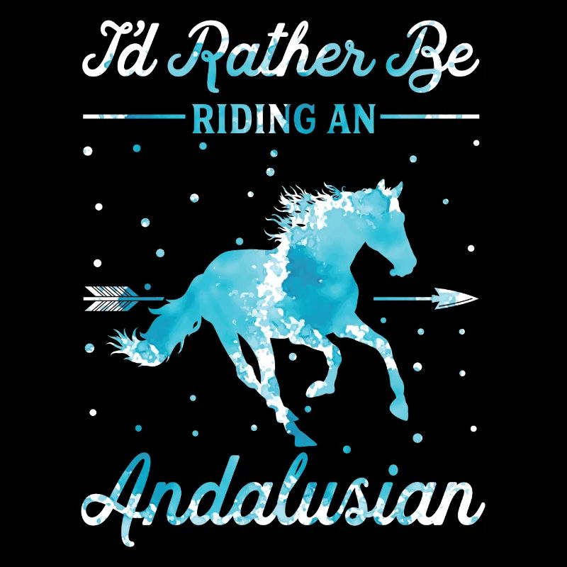 Ein Andalusischer Pferd Reiten