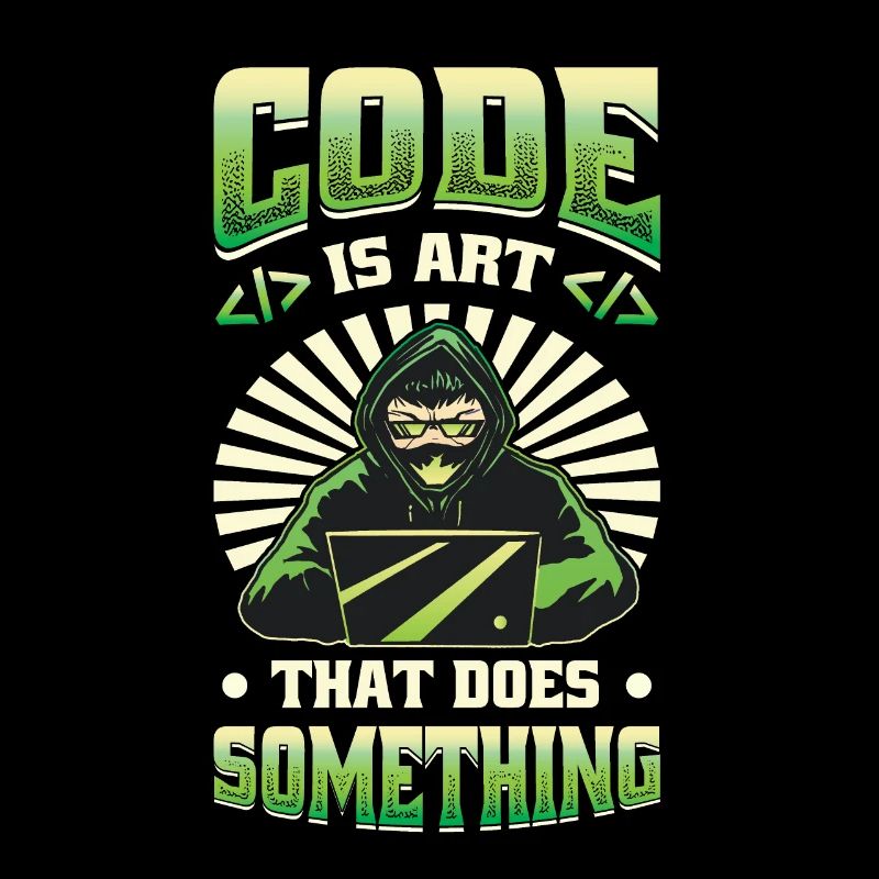 Code is an art that does something programming