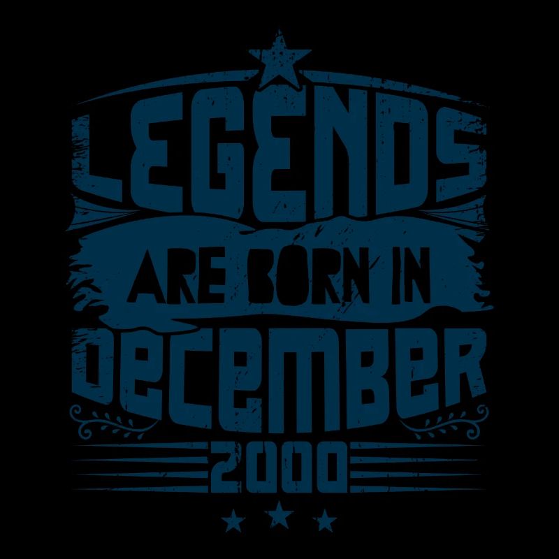 Legends Are Born In December 2000
