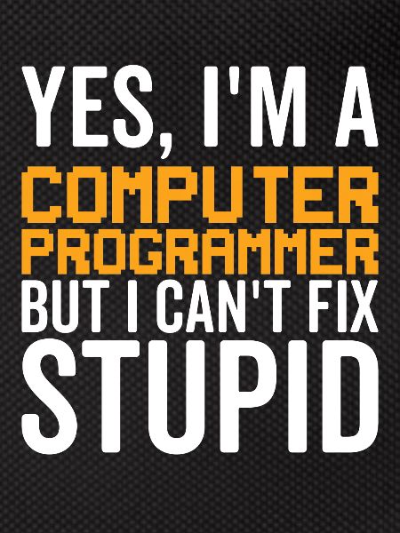 Dumm - Computerprogrammierer