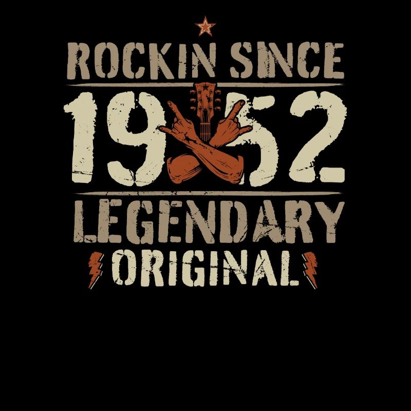 1952 70 Jahre Rock and Roll Geburtstag Geschenk