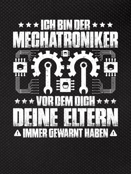 Mechatroniker Mechatronik Mechatronics Engineer