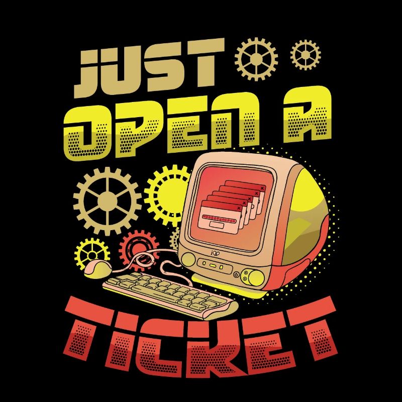 Just open a ticket Help Desk Tech Support