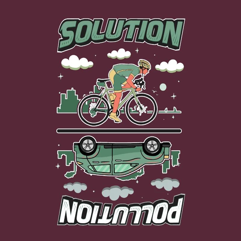 Polution Solution Protection de l’environnement Cyclisme