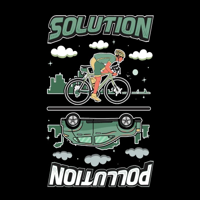 Polution Solution Protection de l’environnement Cyclisme