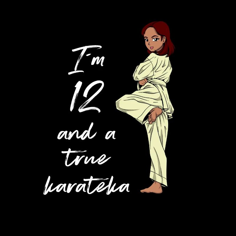 Ich bin 12 - Mädchen Karate