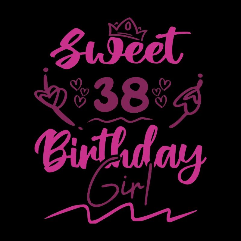 Süßes 38 Geburtstagskind | Geschenk Geburtstag