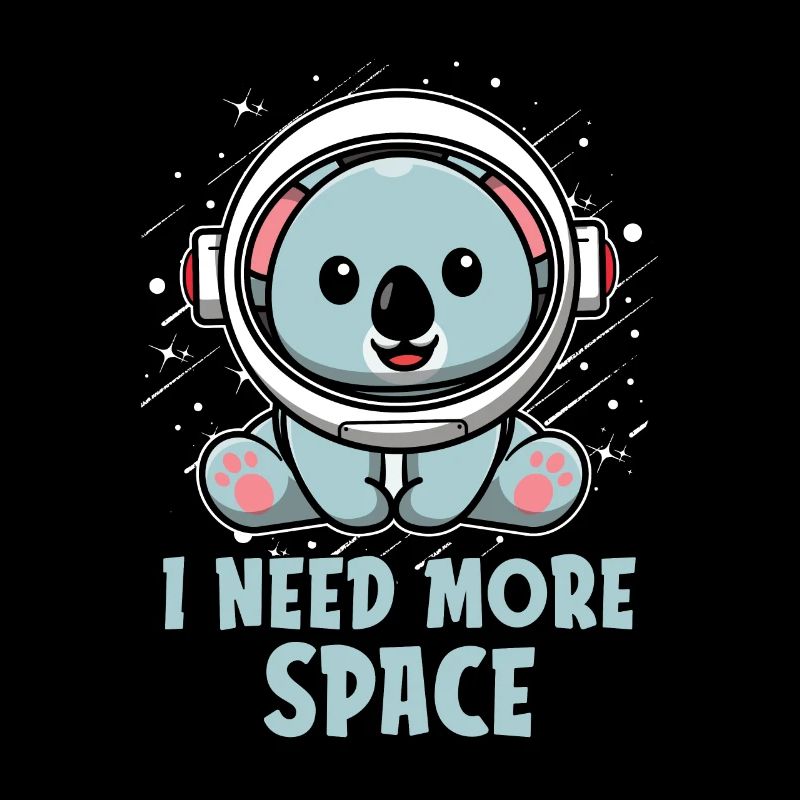 Koalabär Astronaut I Need More Space