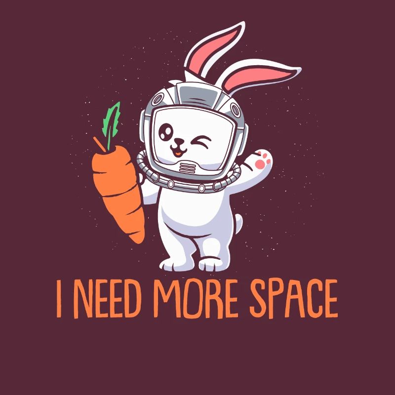 Rabbit Rabbit Astronaut J’ai besoin de plus d’espace