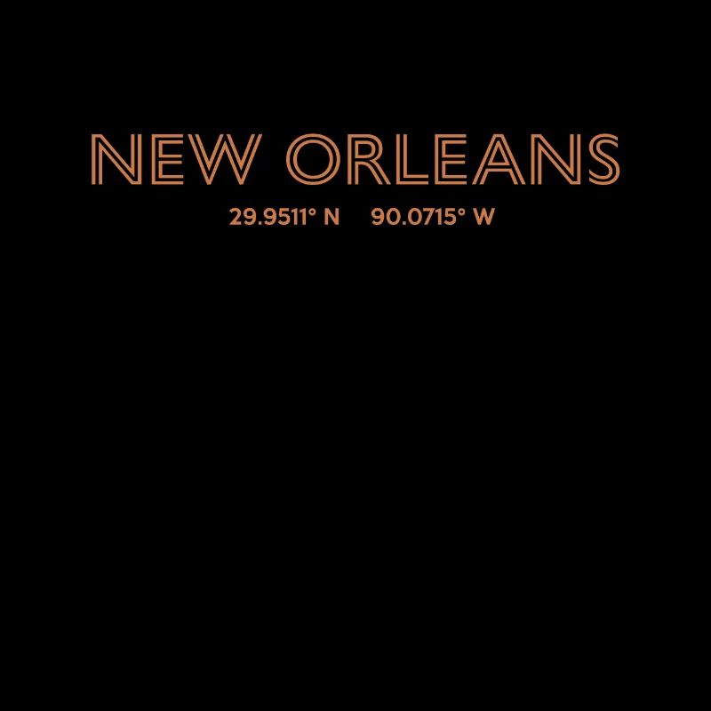 USA City Coordinates - New Orleans