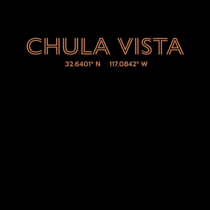 USA City Coordinates - Chula Vista