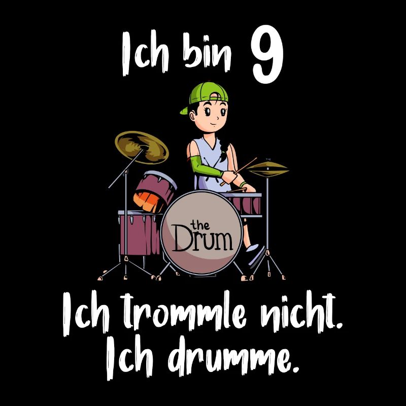 Ich bin 9 - Mädchen Schlagzeuger