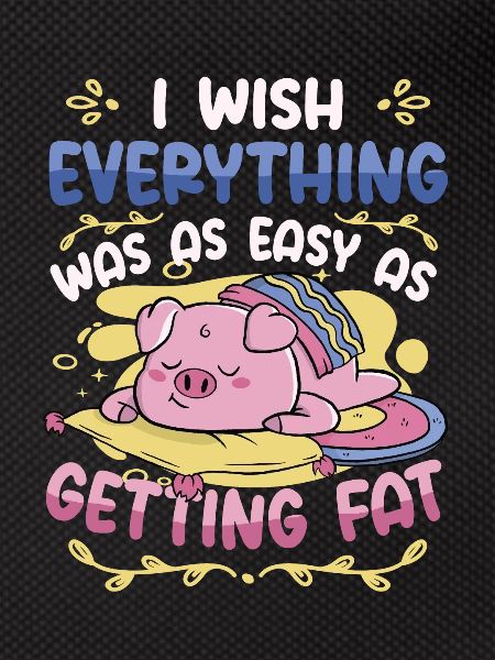 Self-irony overweight in fat