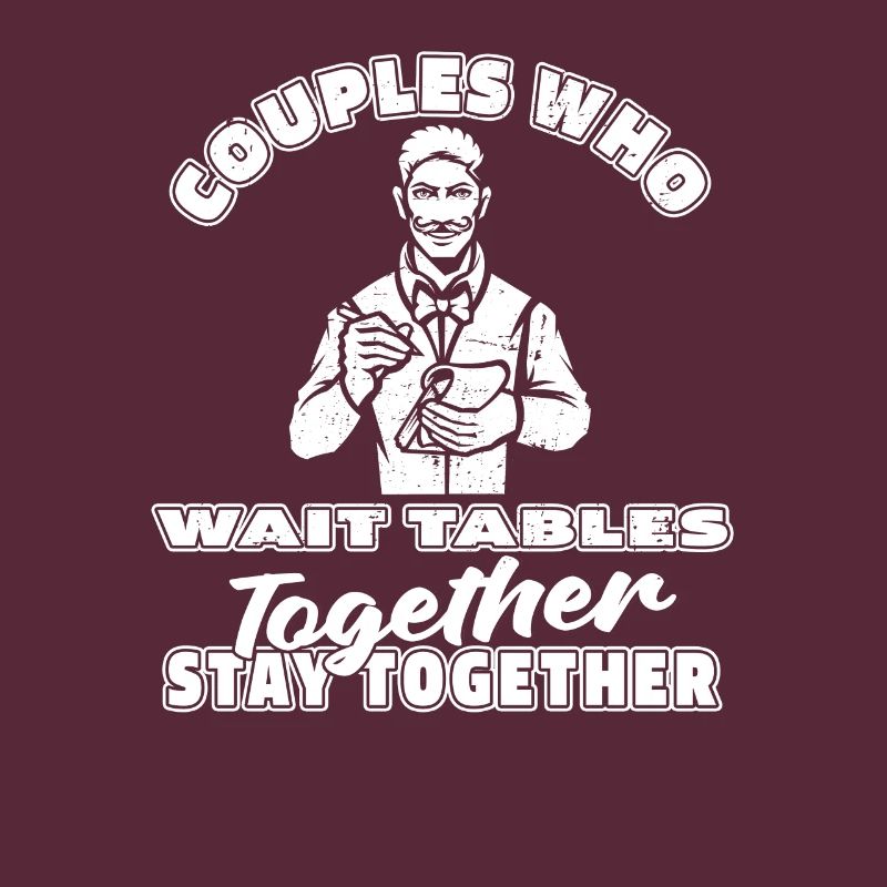 Kellner Kellnerin Paar