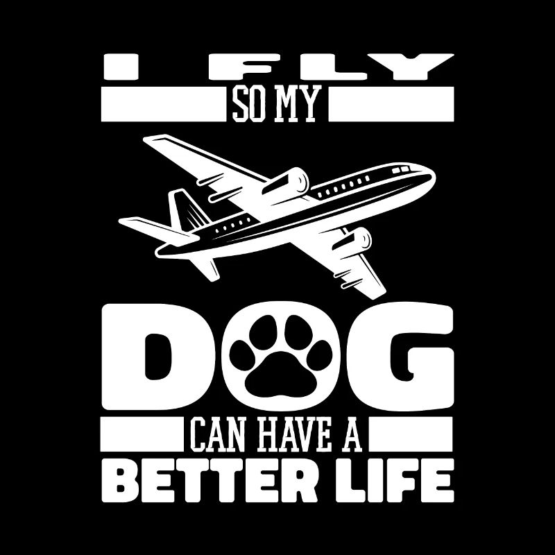 Flugbegleiter Stewardess Hund