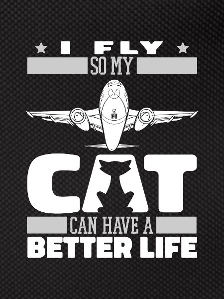 Flight attendant stewardess cat