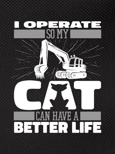 Conducteur de pelle chat