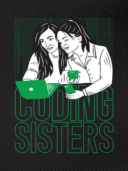 Développeur Coder Programmer Sisters
