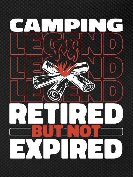 Retired camping tent