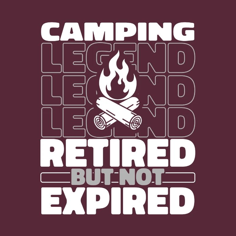 Retired camping tent