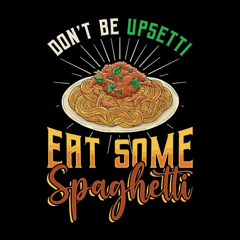 Don't be angry, eat spaghetti