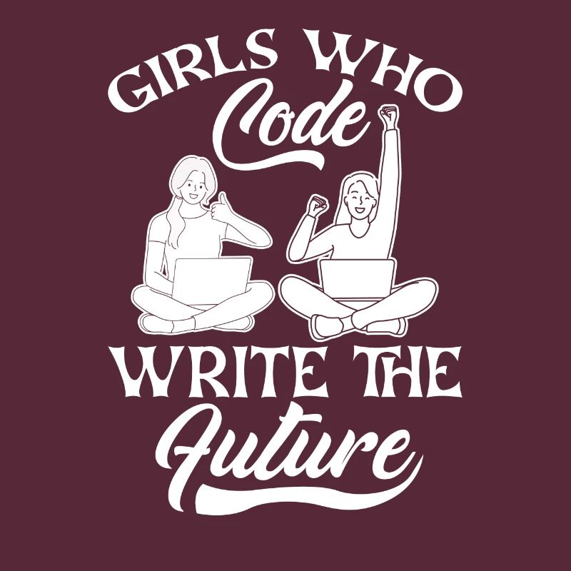 Développeur Coder Programmeur Girl