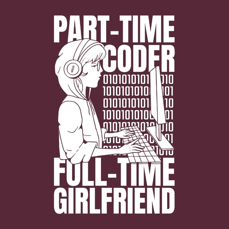 Entwickler Coder Programmierer Feste Freundin