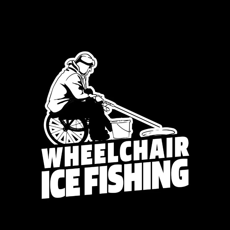 Pêche sur glace Fauteuil roulant de pêche sur glace