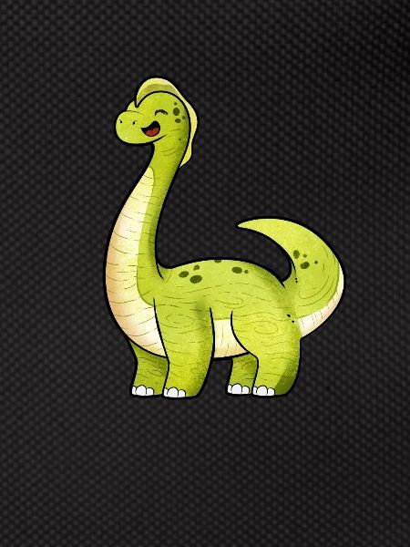 Kawaii Brachiosaurus