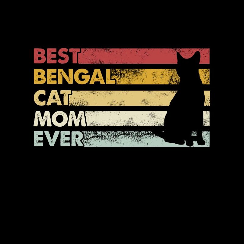 Meilleure mère de tous les temps - Chat du Bengale