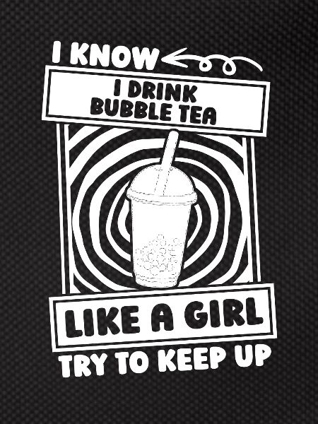 Bubble Tea Boba Mädchen