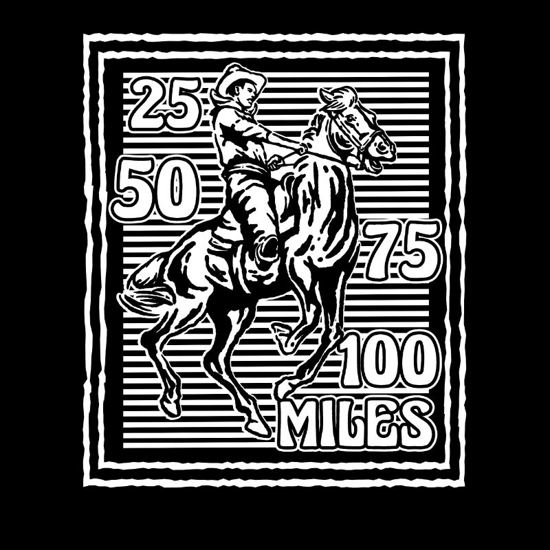 Cheval Affiche Équitation Endurance Équitation