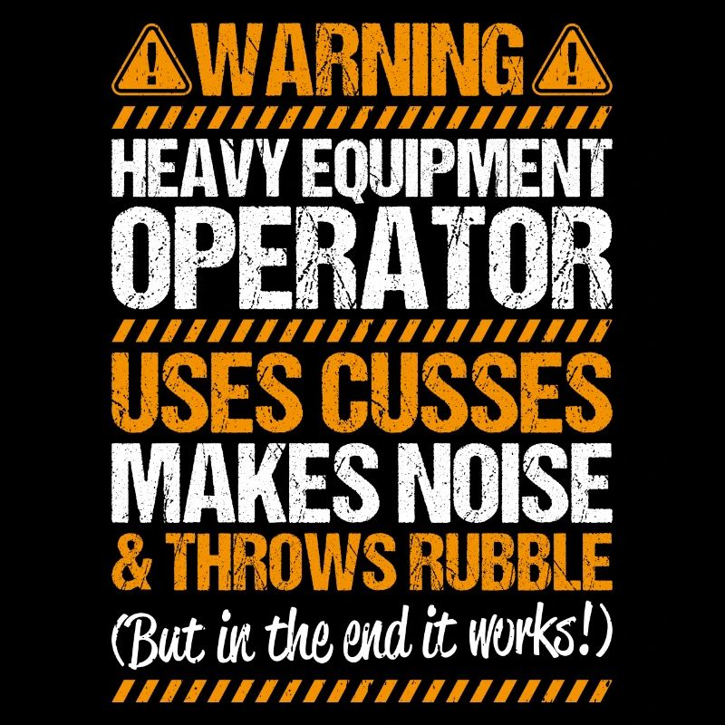 Baggerfahrer Baggerführer Heavy Equipment Operator