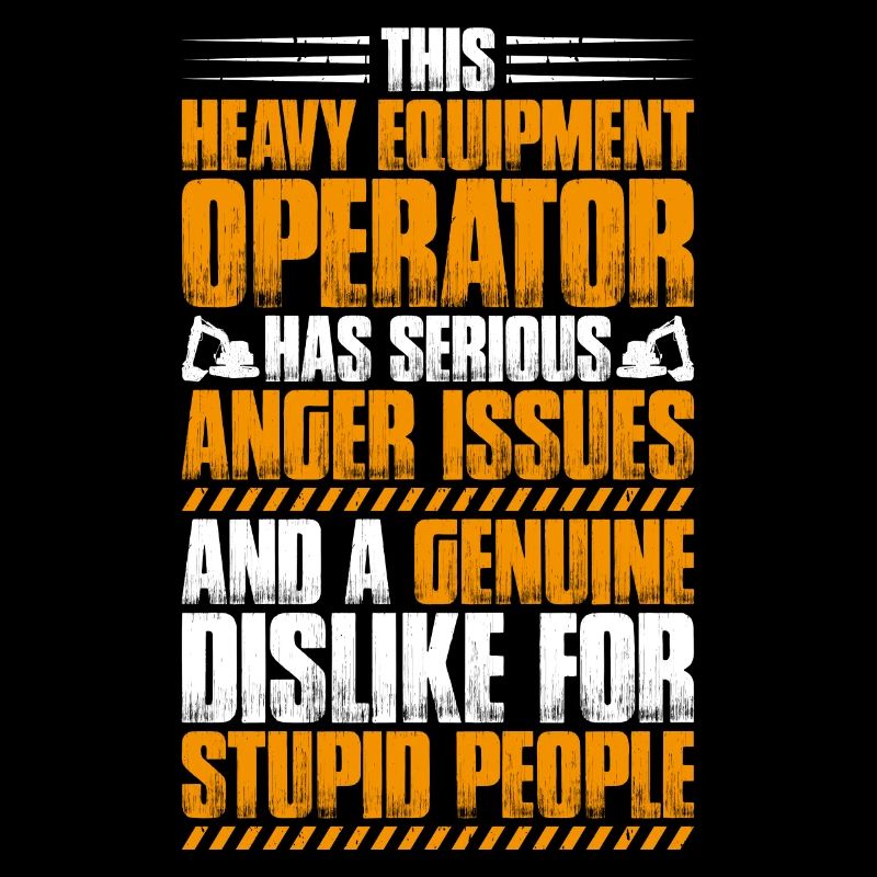 Baggerfahrer Baggerführer Heavy Equipment Operator