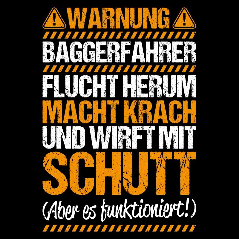 Baggerfahrer Baggerführer Heavy Equipment Operator