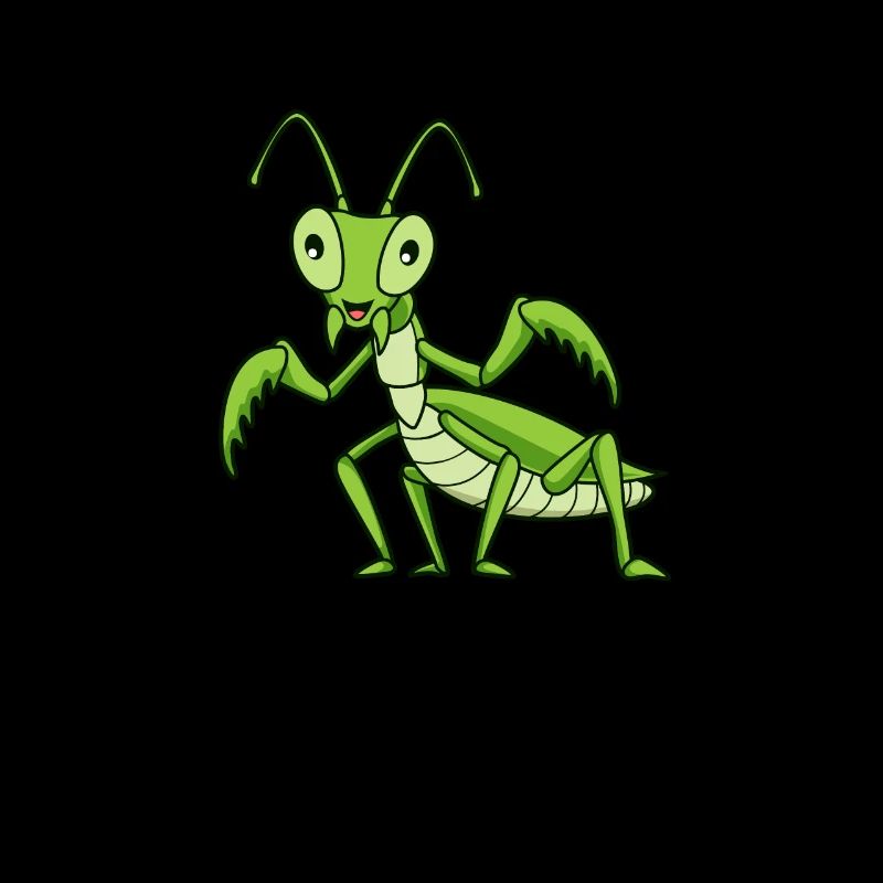 Kawaii praying mantis