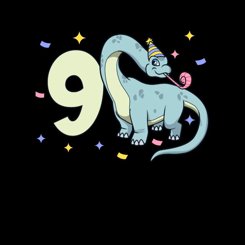 Avec Brachiosaurus - Anniversaire des enfants 9 ans