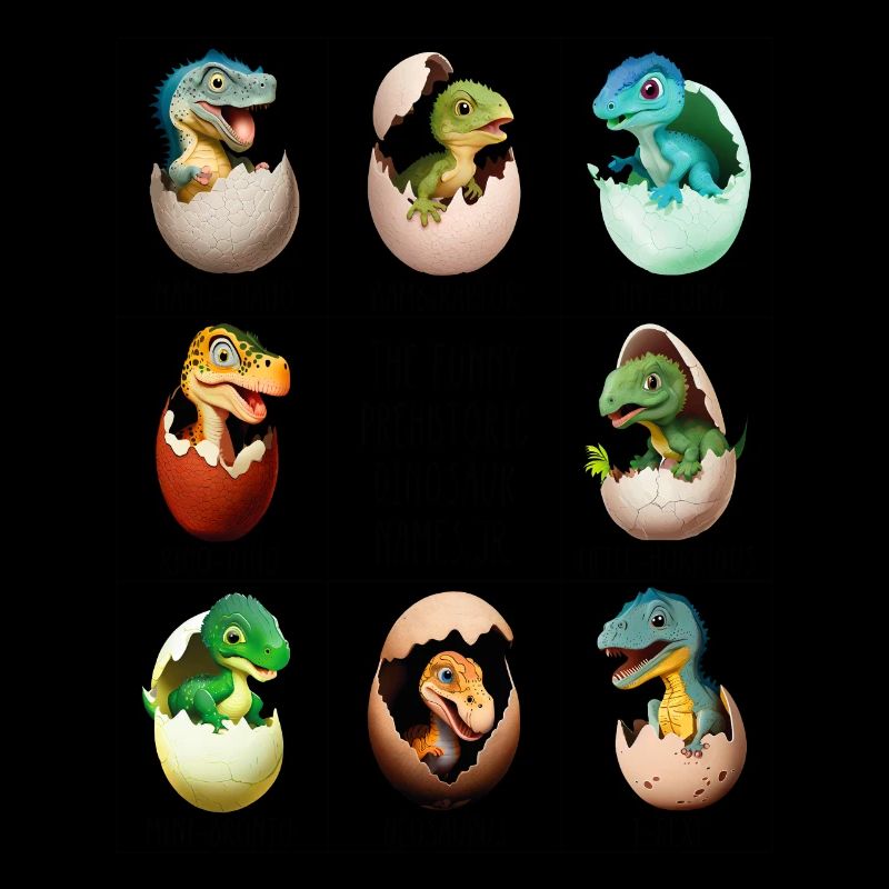 Bébé dinosaure dans l’œuf