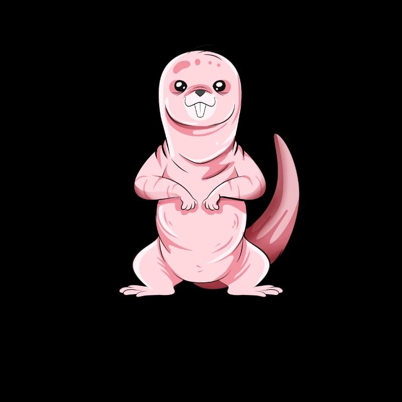 Cartoon Nacktmull