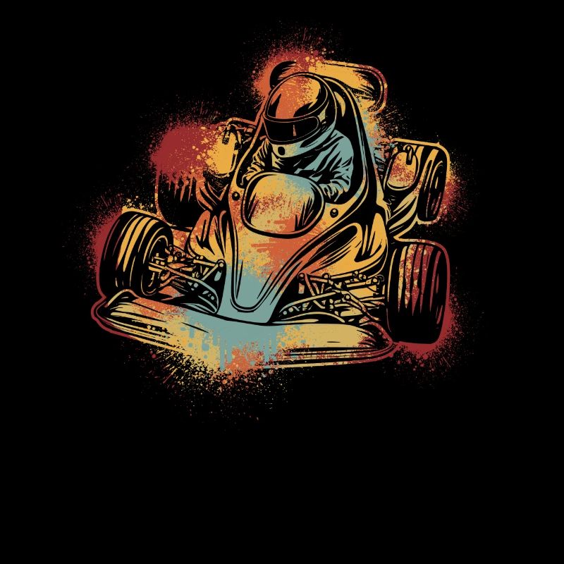 Go Kart Karting Karting coloré