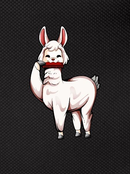 Lama plays harmonica