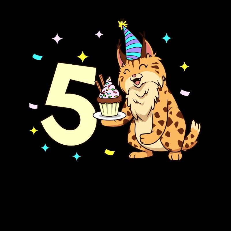 Mit Luchs - Kinder Geburtstag 5 Jahre
