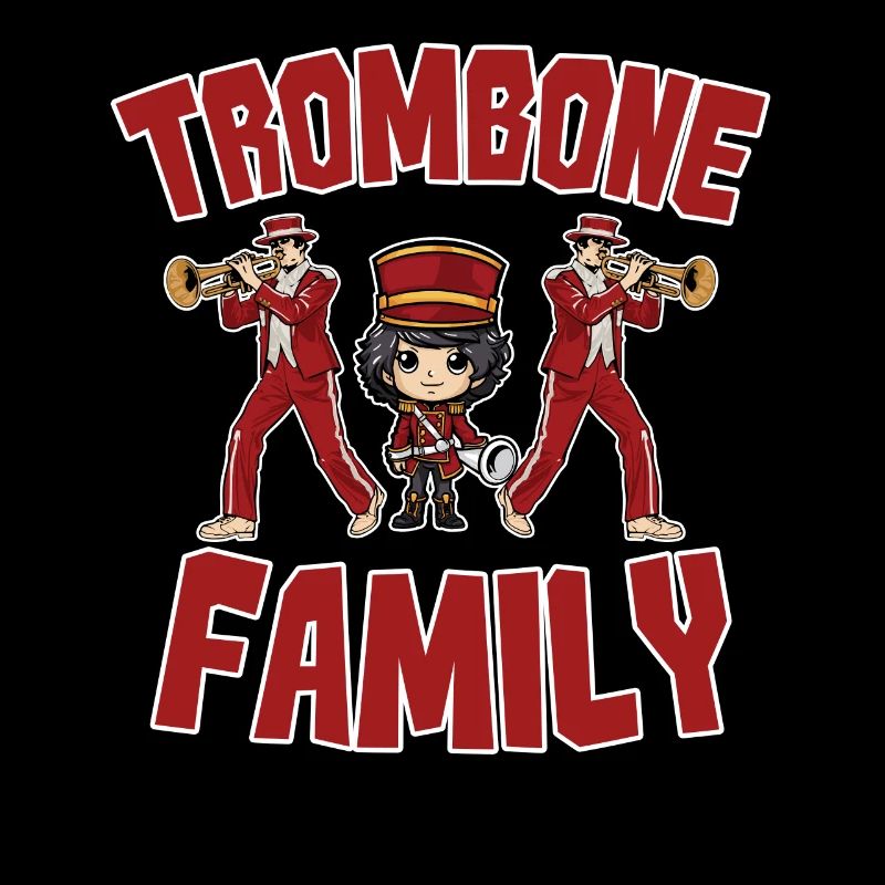 fanfare, trombone, fanfare, trombone