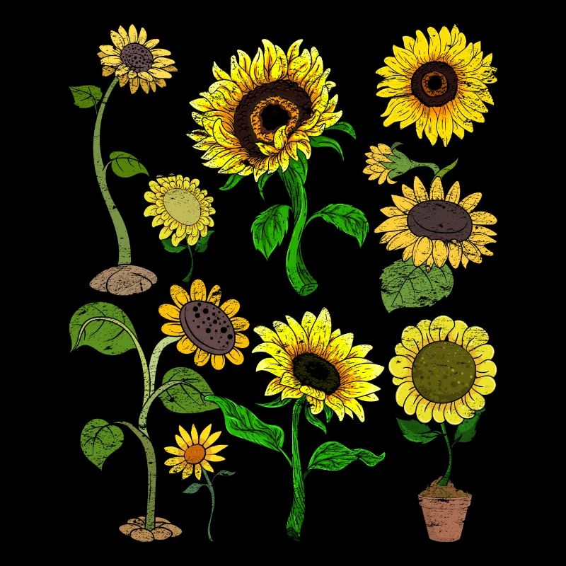 Sonnenblumen Gärtner Blumen Geschenk Botanik