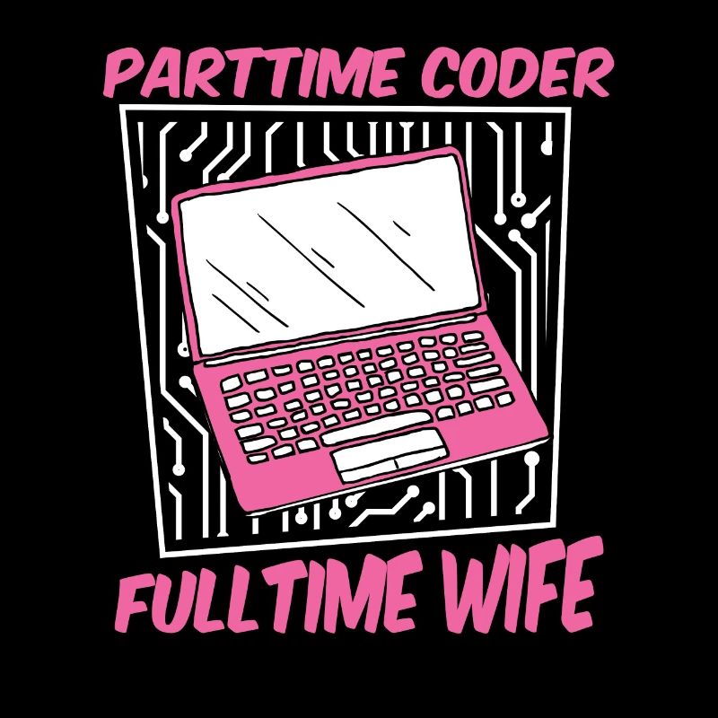 Entwickler Coder Programmierer Gattin