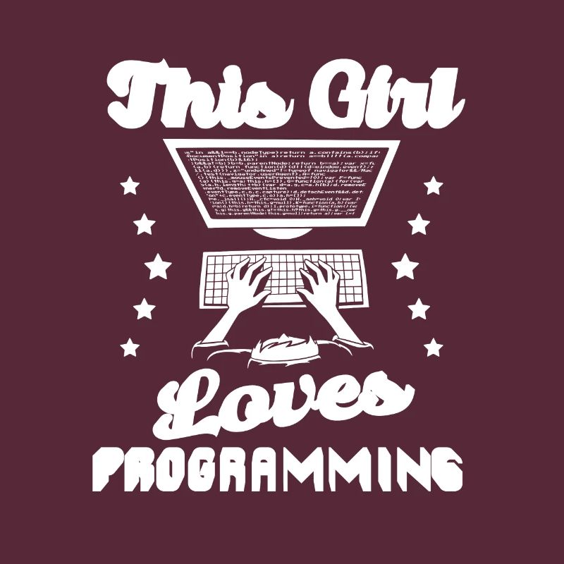 Développeur Coder Programmeur Girl